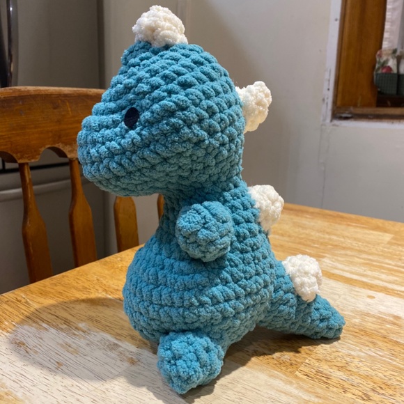 Crocheted Dino Plushie - Picture 2 of 2